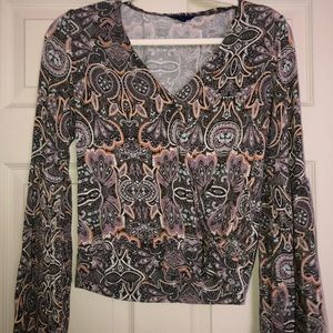 Aeropostale 70s Style Top